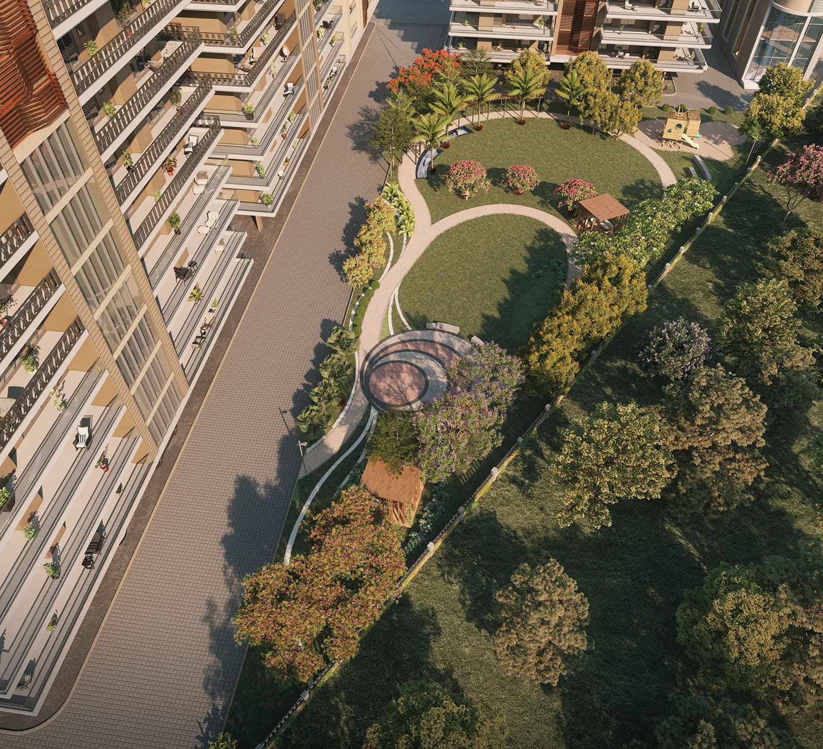 The Zirk luxury apartments exterior view